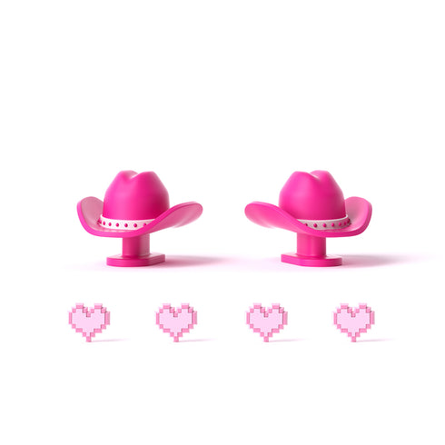 Pinne da Bambola e Occhi a Cuore di Pixel per Sharkicks Pro