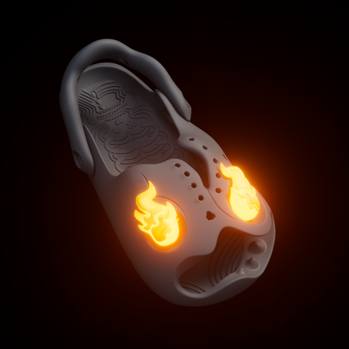 Teschio Fiammeggiante Accessori per Mr Skully