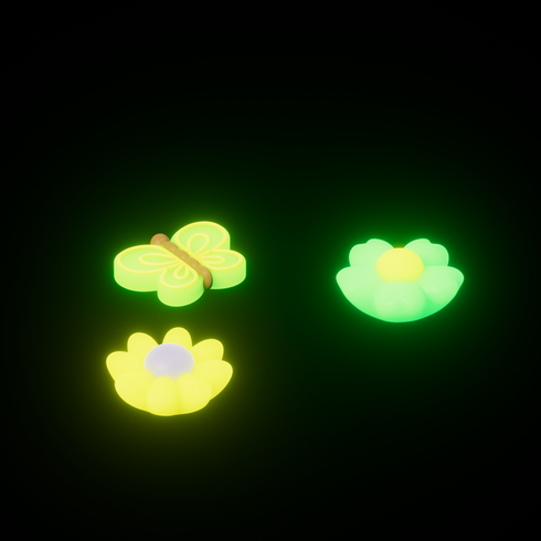 Fioritura di Farfalle Accessori per Mr Skully