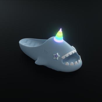 Sharkicks Pro - Unicorno, Occhi di Stelle Blu