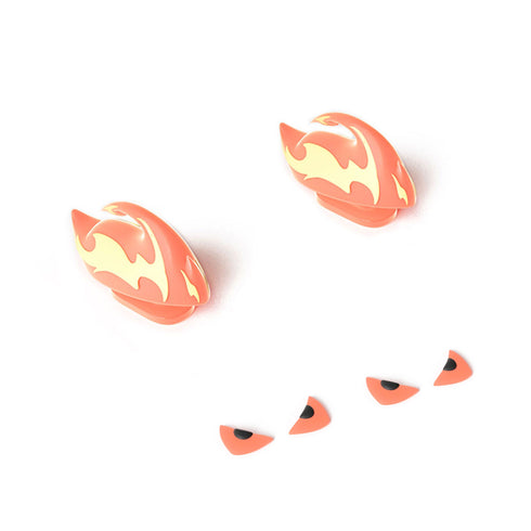 Pinne e Occhi del Feroce Kaiju di Fuoco per Sharkicks Pro