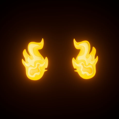 Teschio Fiammeggiante Accessori per Mr Skully