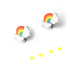 Pinne Arcobaleno e Occhi a Stella per Sharkicks Pro