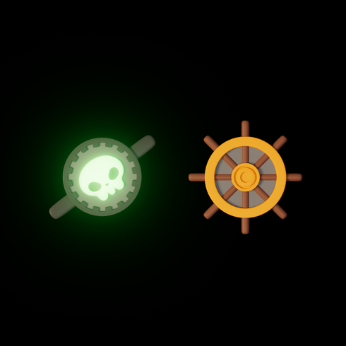 Pirata Accessori per Mr Skully