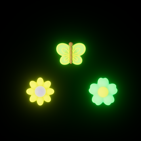 Fioritura di Farfalle Accessori per Mr Skully