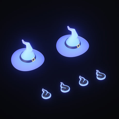 Pinne e Occhi del Cappello da Strega per Sharkicks Pro