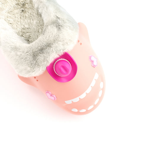 Sharkicks Pro - Inverno, Bambola, Occhi a Cuore di Pixel, Tacco Aperto