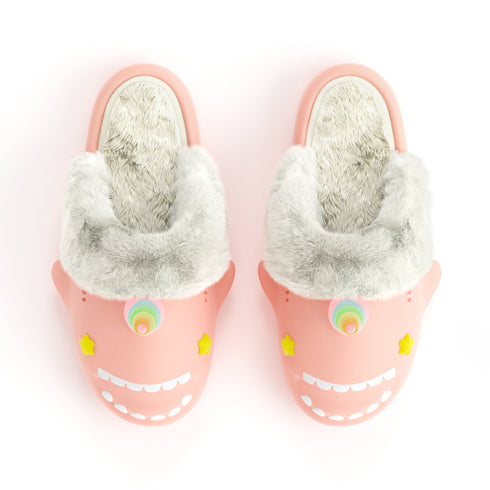 Sharkicks Pro - Inverno, Unicorno, Occhi a Stella, Tacco Aperto