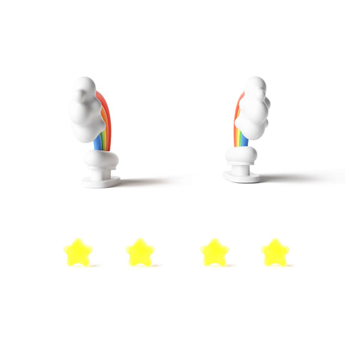 Pinne Arcobaleno e Occhi a Stella per Sharkicks Pro