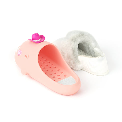 Sharkicks Pro - Inverno, Bambola, Occhi a Cuore di Pixel, Tacco Coperto