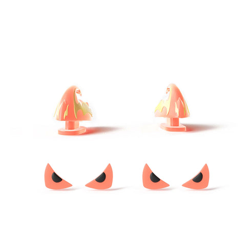 Pinne e Occhi del Feroce Kaiju di Fuoco per Sharkicks Pro