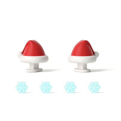 Pinne di Babbo Natale e Occhi di Fiocco di Neve per Sharkicks Pro