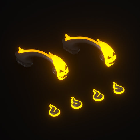 Pinne e Occhi di Fuoco Fatuo di Zucca per Sharkicks Pro