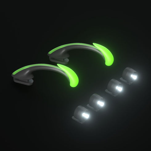 Pinne di Rana Pescatrice e Occhi di Torcia per Sharkicks Pro