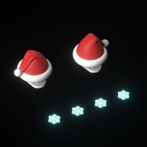 Pinne di Babbo Natale e Occhi di Fiocco di Neve per Sharkicks Pro